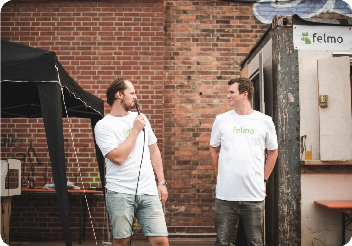felmo Gründer Philip Trockels und Lars Giere